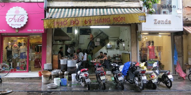 Shopfronts of Hanoi